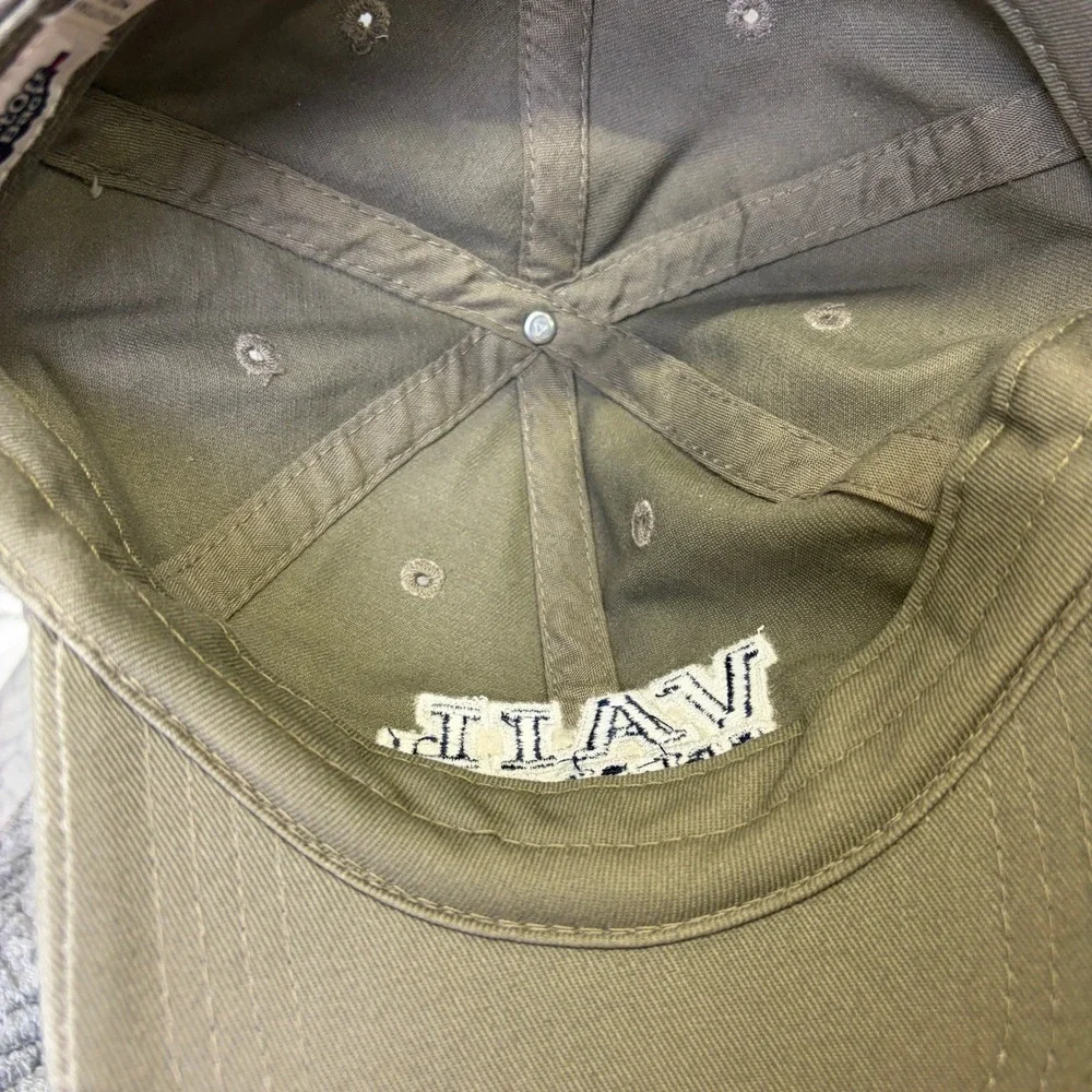 Vail Colorado Souvenir Baseball Cap Hat Olive Green Embroidered Adjustable